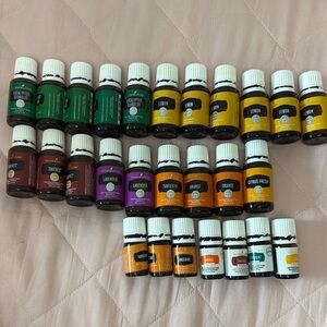 27 Empty Young Living Essential Oil Bottles 
20 bottles (15mL)
7 bottle (5mL)